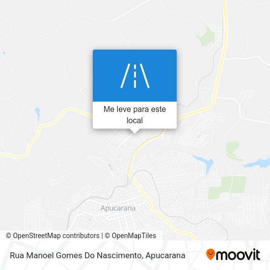Rua Manoel Gomes Do Nascimento mapa