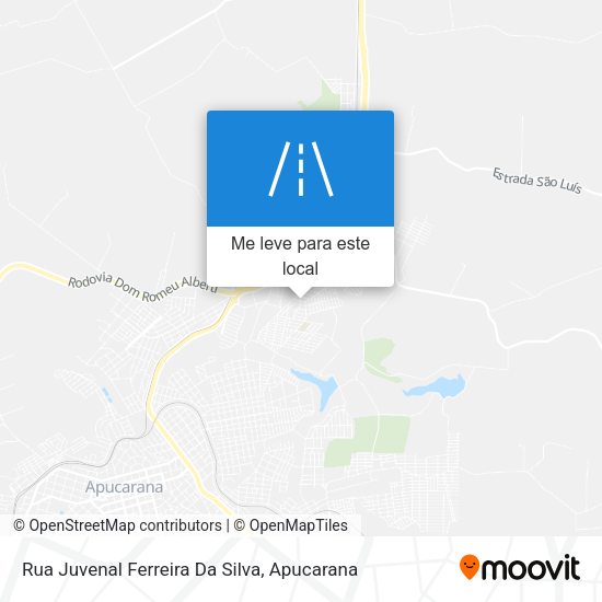Rua Juvenal Ferreira Da Silva mapa