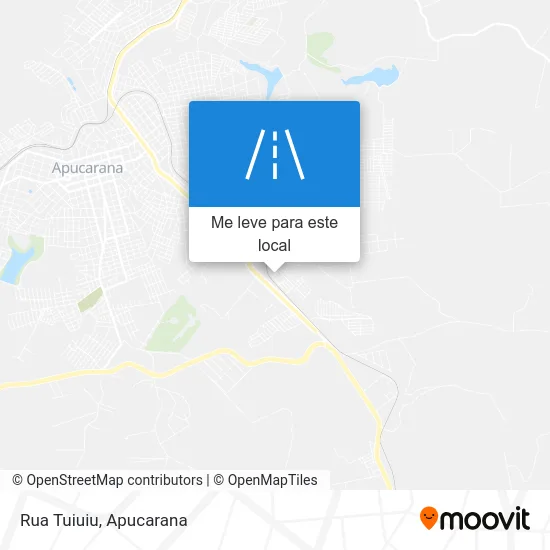 Rua Tuiuiu mapa