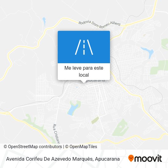 Avenida Corifeu De Azevedo Marquês mapa