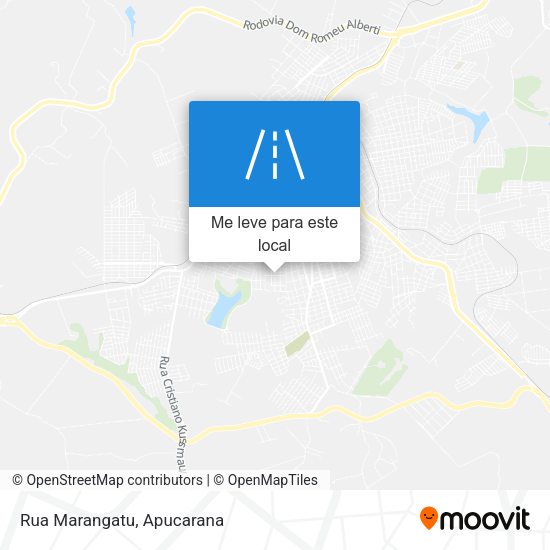 Rua Marangatu mapa
