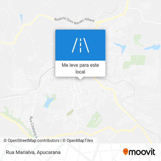 Rua Marialva mapa