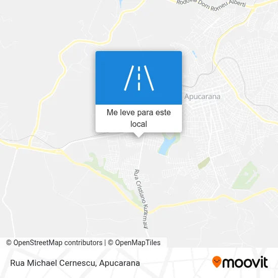 Rua Michael Cernescu mapa