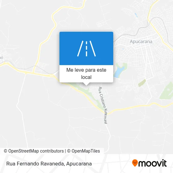 Rua Fernando Ravaneda mapa