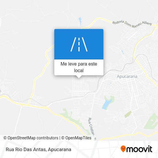 Rua Rio Das Antas mapa