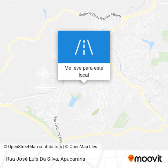 Rua José Luís Da Silva mapa