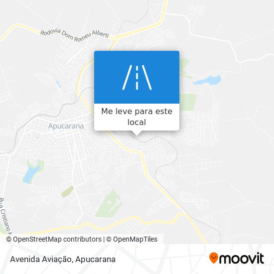 Avenida Aviação mapa