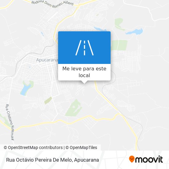 Rua Octávio Pereira De Melo mapa