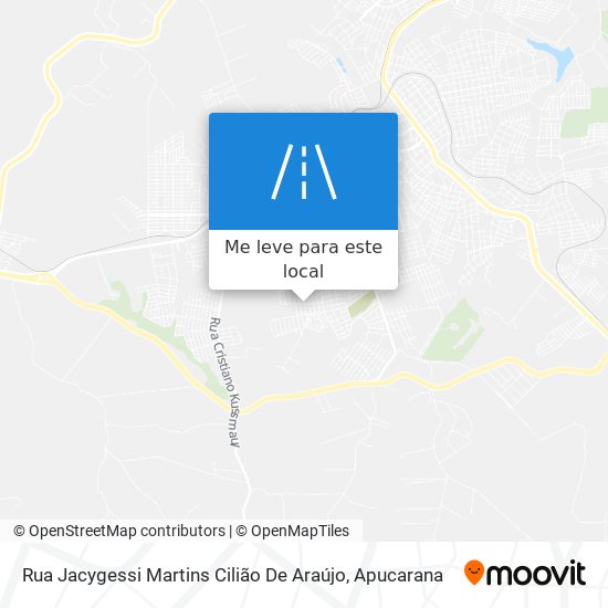 Rua Jacygessi Martins Cilião De Araújo mapa