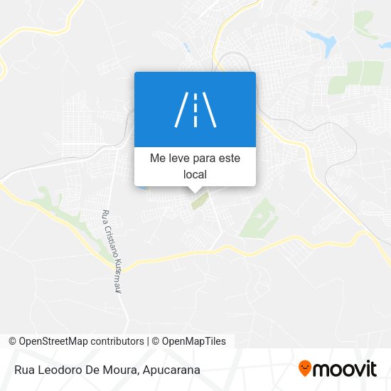 Rua Leodoro De Moura mapa
