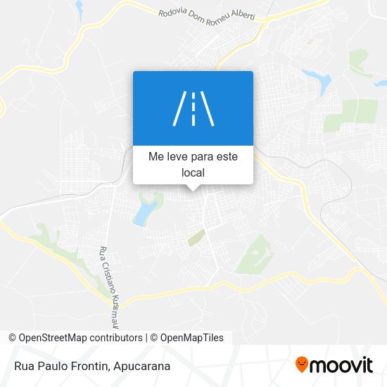 Rua Paulo Frontin mapa
