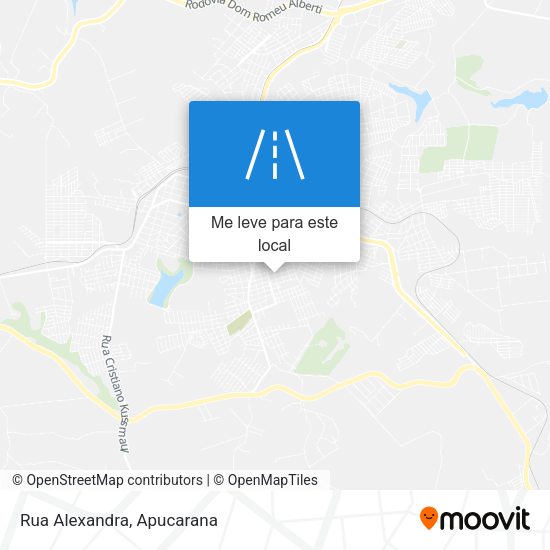 Rua Alexandra mapa