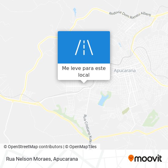 Rua Nelson Moraes mapa