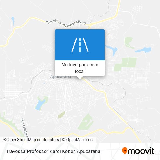 Travessa Professor Karel Kober mapa