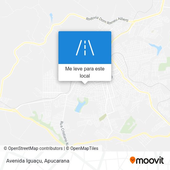 Avenida Iguaçu mapa