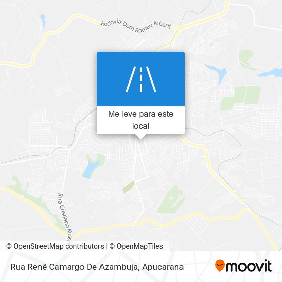 Rua Renê Camargo De Azambuja mapa