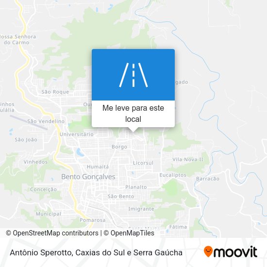 Antônio Sperotto mapa