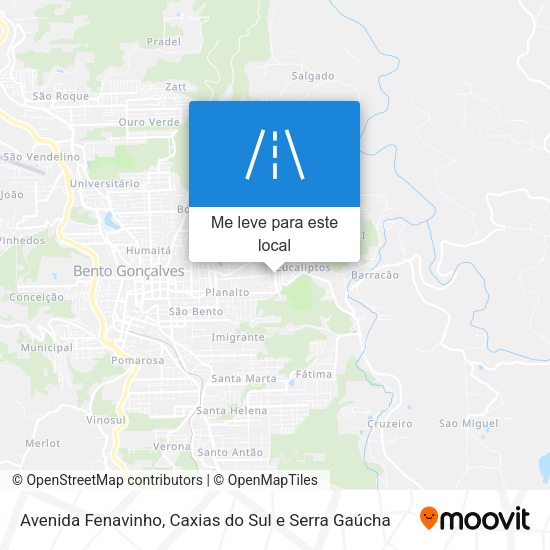 Avenida Fenavinho mapa