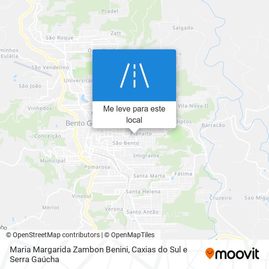 Maria Margarida Zambon Benini mapa