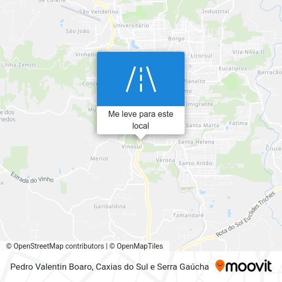 Pedro Valentin Boaro mapa