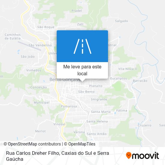 Rua Carlos Dreher Filho mapa