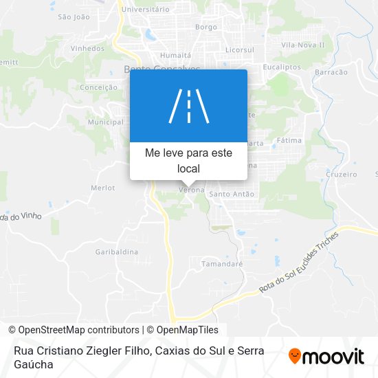 Rua Cristiano Ziegler Filho mapa