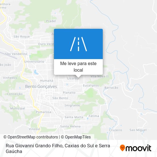 Rua Giovanni Grando Filho mapa