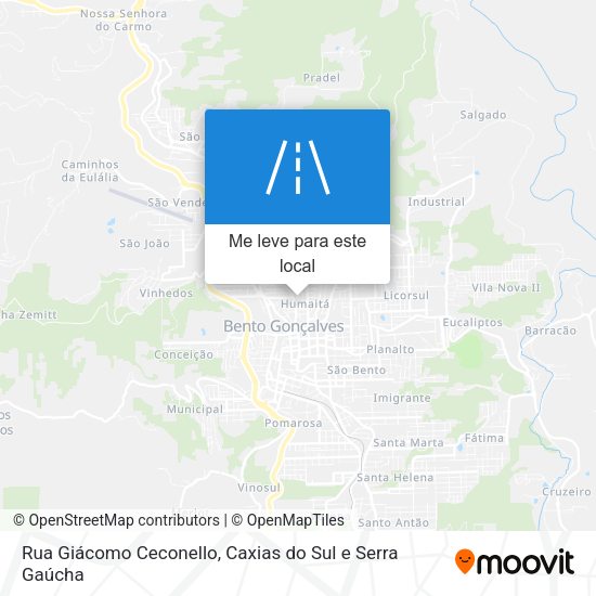 Rua Giácomo Ceconello mapa