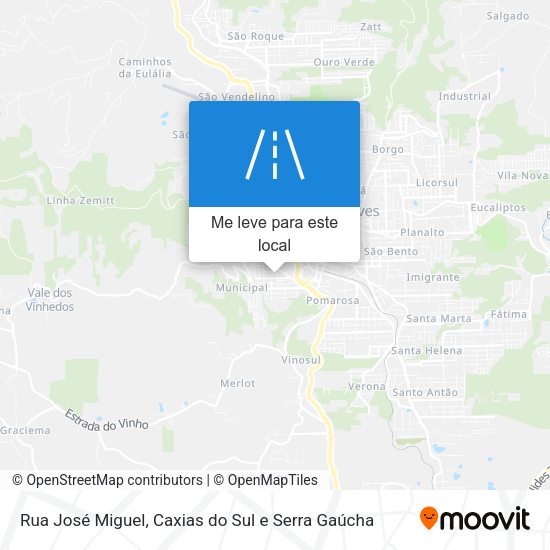 Rua José Miguel mapa