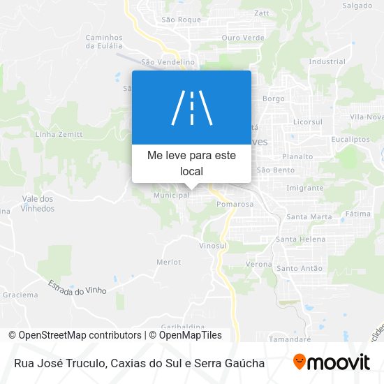 Rua José Truculo mapa