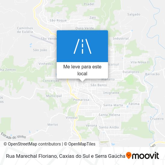 Rua Marechal Floriano mapa