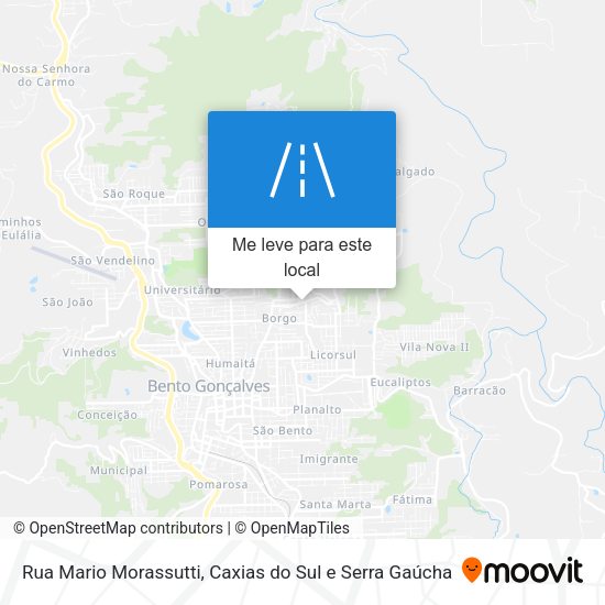 Rua Mario Morassutti mapa