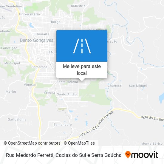 Rua Medardo Ferretti mapa