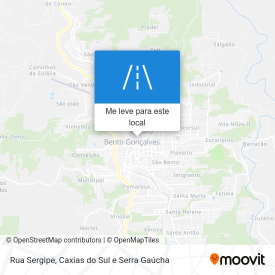Rua Sergipe mapa