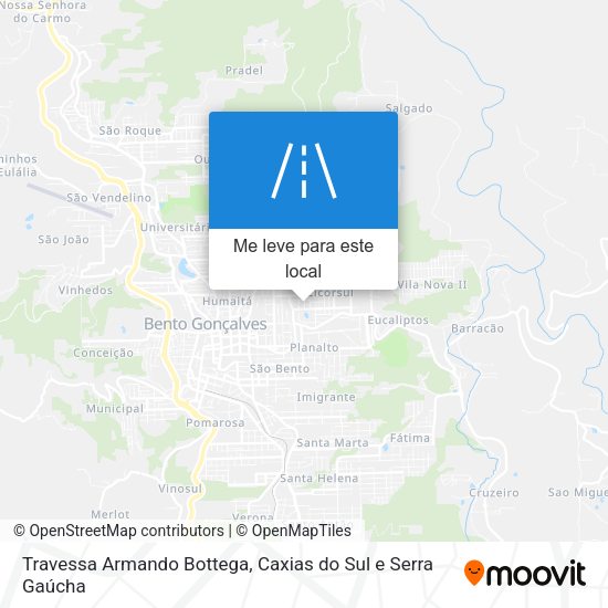 Travessa Armando Bottega mapa