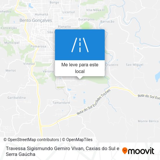 Travessa Sigismundo Gemiro Vivan mapa