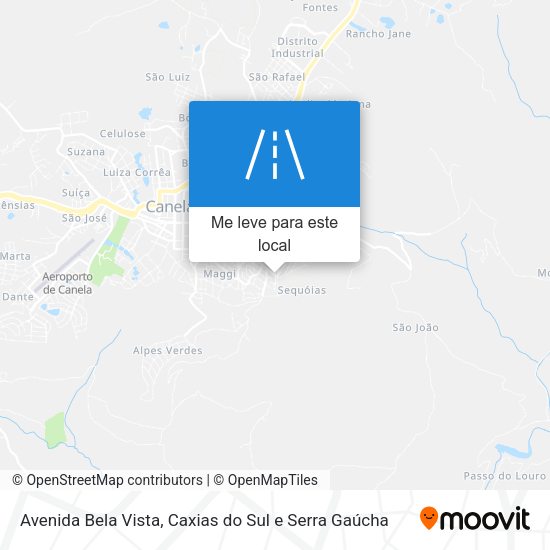 Avenida Bela Vista mapa