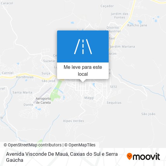 Avenida Visconde De Mauá mapa