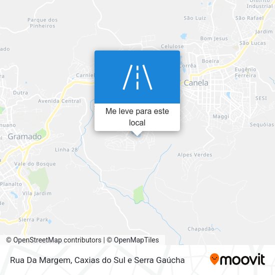 Rua Da Margem mapa