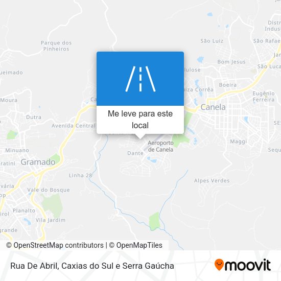 Rua De Abril mapa