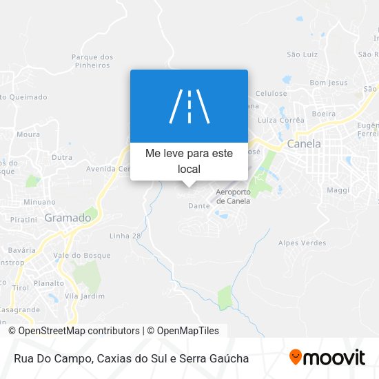 Rua Do Campo mapa