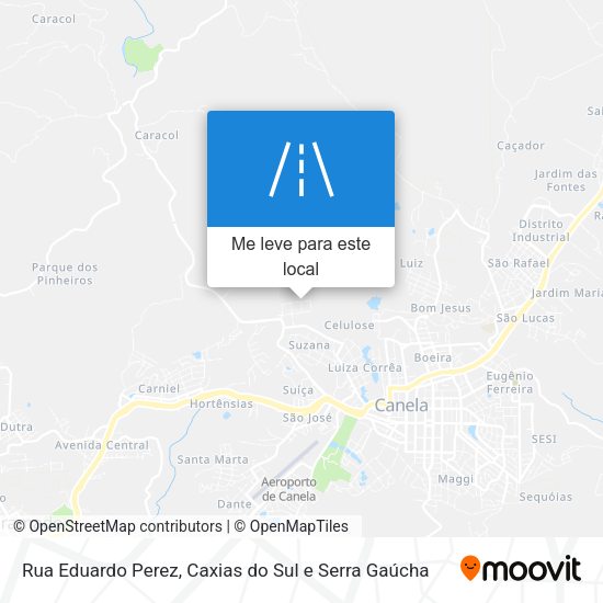 Rua Eduardo Perez mapa