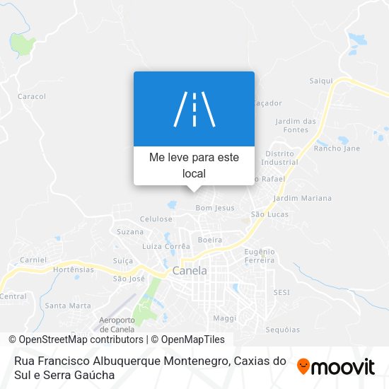 Rua Francisco Albuquerque Montenegro mapa