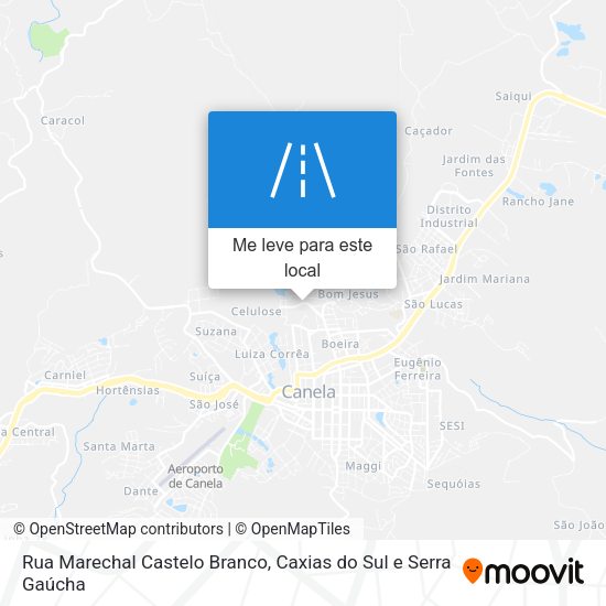 Rua Marechal Castelo Branco mapa