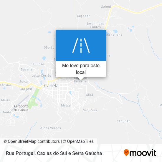 Rua Portugal mapa