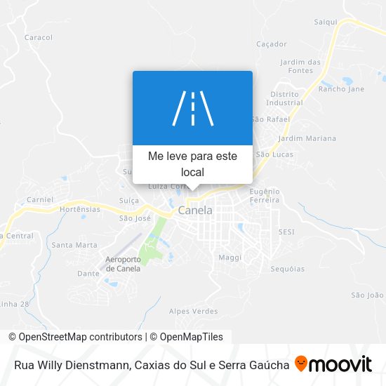 Rua Willy Dienstmann mapa