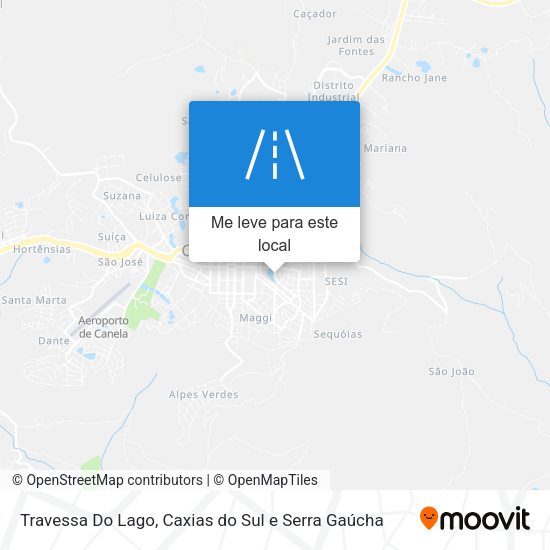 Travessa Do Lago mapa