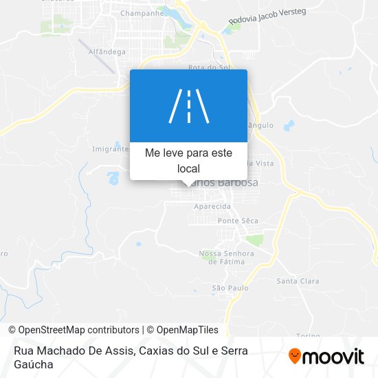 Rua Machado De Assis mapa