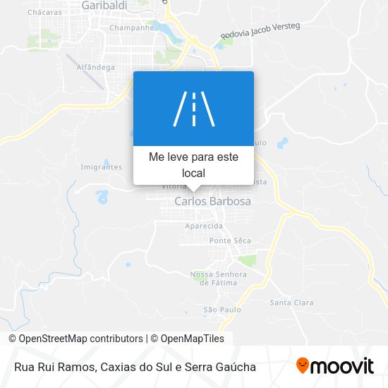 Rua Rui Ramos mapa