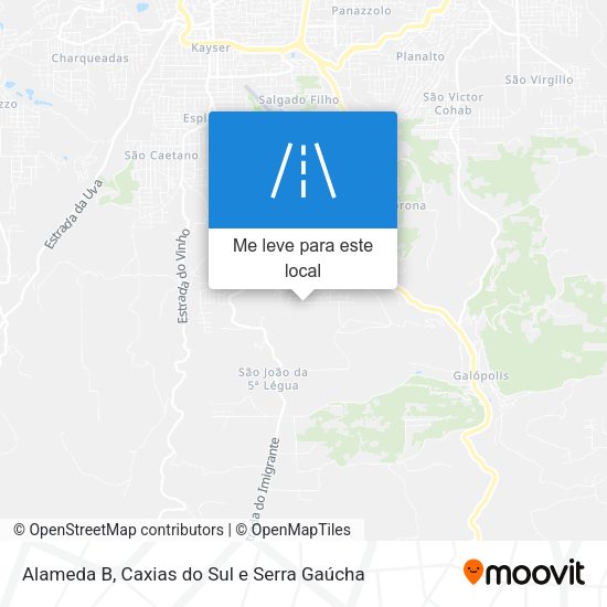 Alameda B mapa